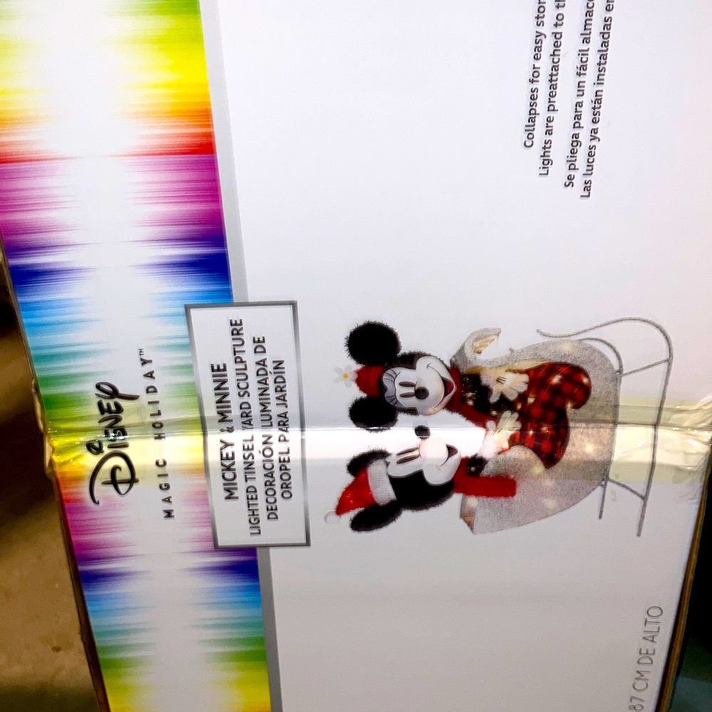 Mickey Minnie Disney outdoor lights